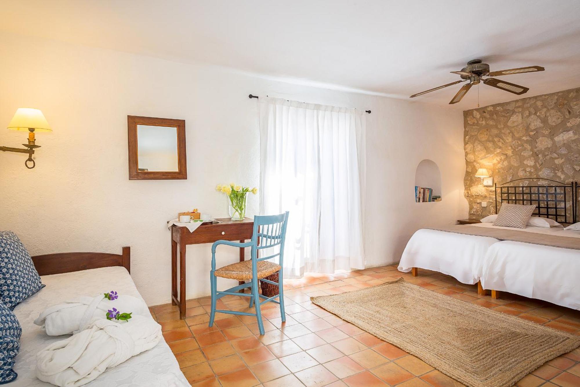 Finca Es Castell Binibona Bagian luar foto