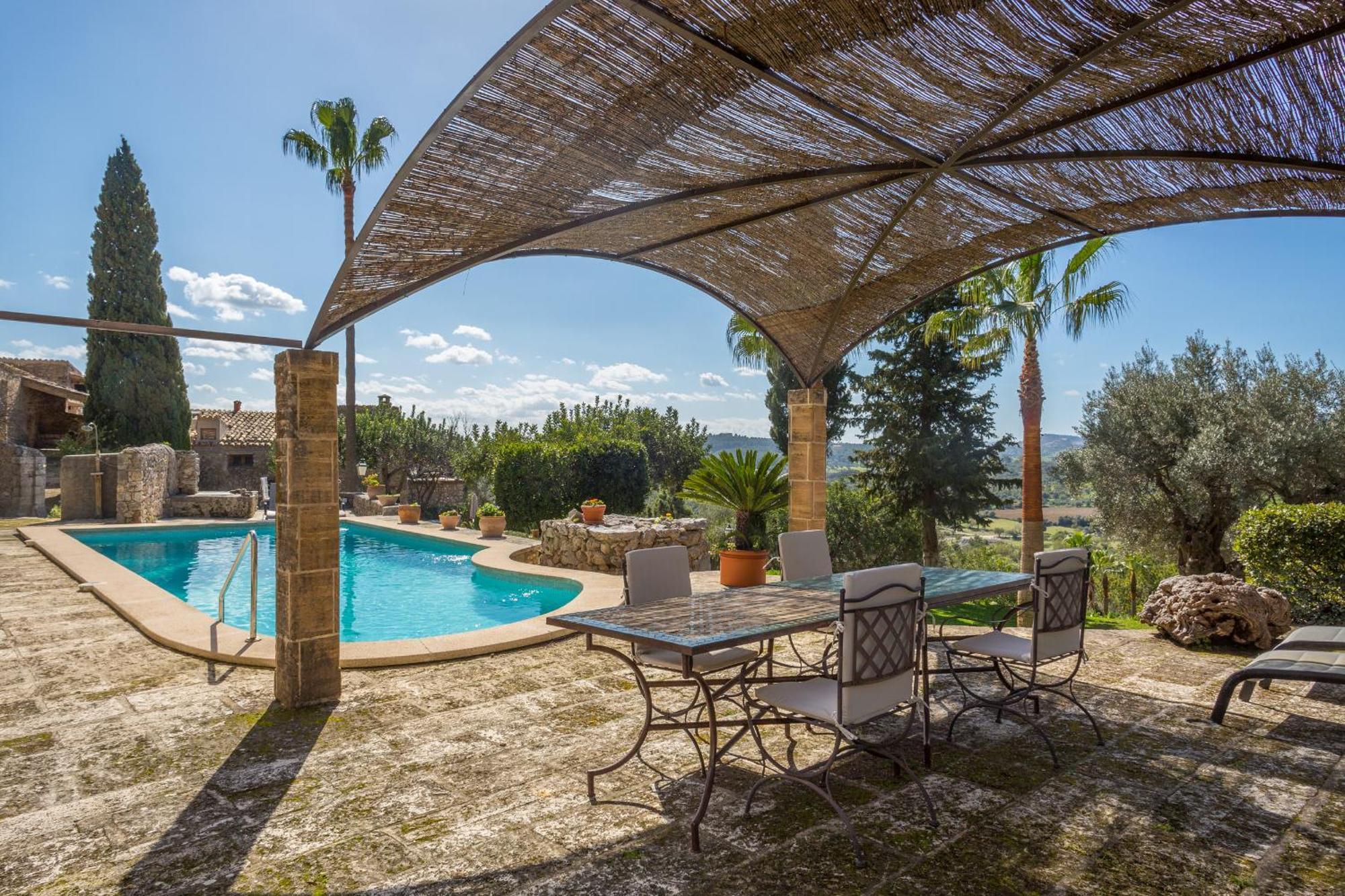 Finca Es Castell Binibona Bagian luar foto
