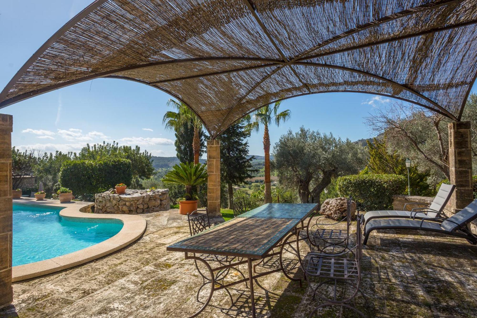 Finca Es Castell Binibona Bagian luar foto
